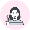 女性のイラスト